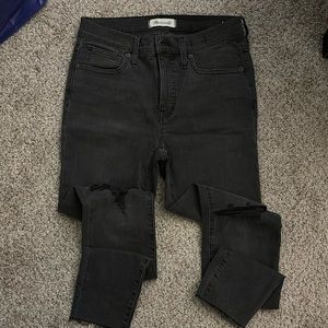 Madewell 9” mid rise skinny jeans